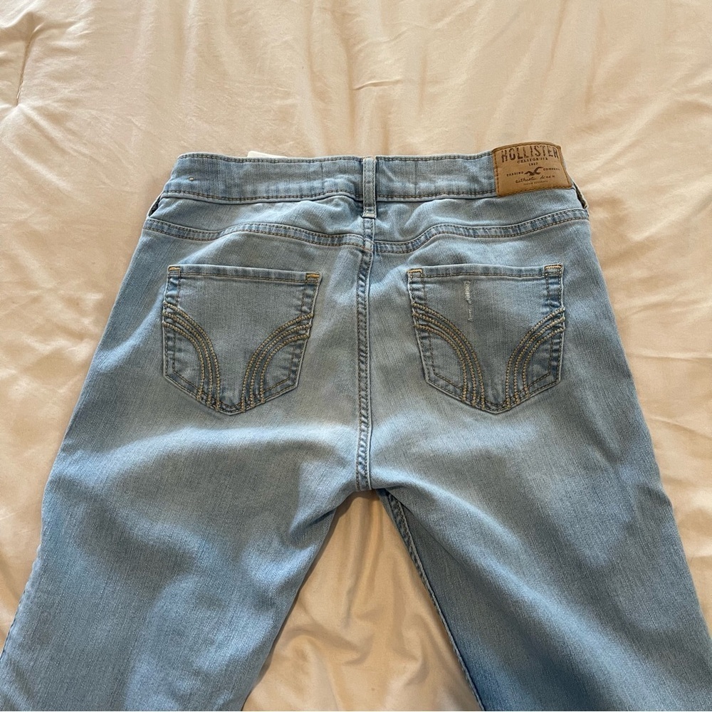Hollister Women's Sky Blue Skinny Leg Jeans Size 1L - Picture 6 of 6